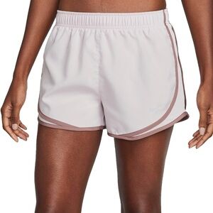 NWT Nike Shorts White Brown/ mauve lining